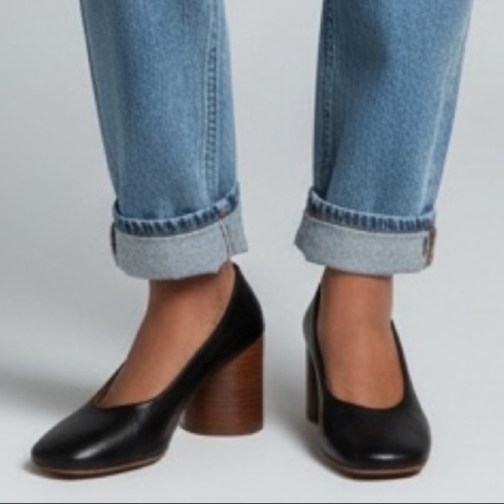 Maison Martin Margiela Round Toe Heels Black